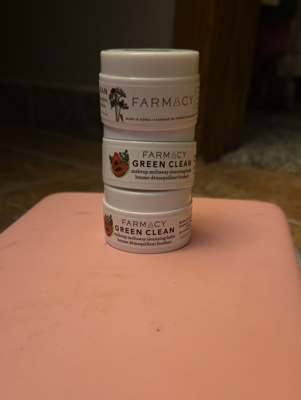 Farmacy Green Clean Cleansing Balm Trio - White and Pink